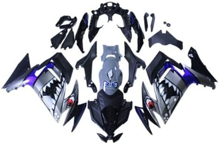 US STOCK NT Injection Plastic Fairing Kit Fit for  EX650R 2020-2025 Gray Shark N081 Available in TX