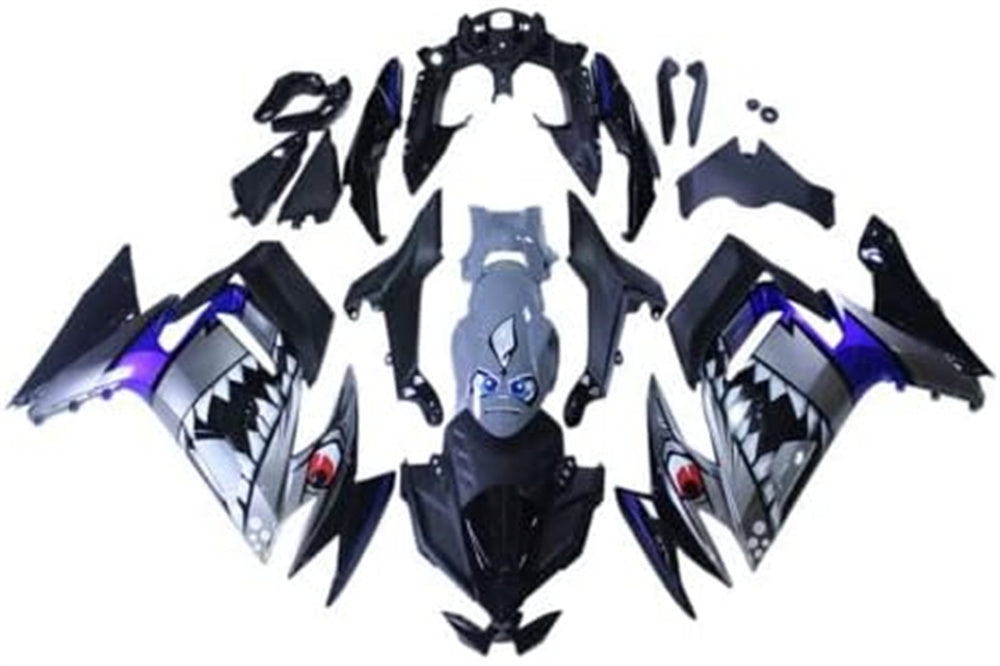NT Fairing Fit for Kawasaki 2020-2025 EX650R N081- Gray Shark | ABS Injection