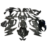 NT Injection Plastic Fairing Kit Fit for  EX650R 2020-2025 Forged Carbon Fiber Look S02