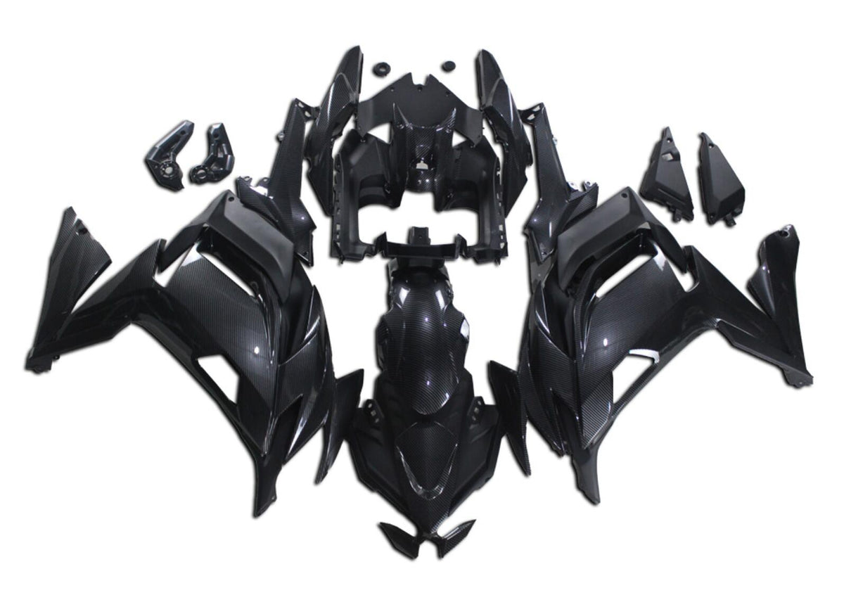 NT Fairing Fit for Kawasaki 2020-2025 EX650R S01- Carbon Fiber Look | ABS Injection
