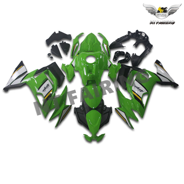 NT Injection Plastic Bodywork Fairing Kit Fit for  EX650R 2020-2025 Green Black T061