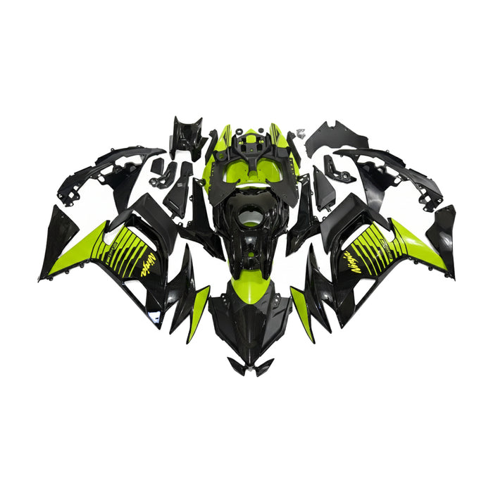 NT Injection Plastic Bodywork Fairing Kit Fit for EX650R 2020-2025 Black Green T086