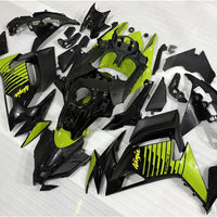 NT Injection Plastic Bodywork Fairing Kit Fit for EX650R 2020-2025 Black Green T086