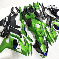 NT Injection Plastic Bodywork Fairing Kit Fit for  EX650R 2020-2025 Green Black T088