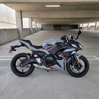 US STOCK NT Injection Plastic Bodywork Fairing Kit Fit for Kawasaki Ninja EX650R 2020-2025 Nardo Gray Black T096 Available in CA