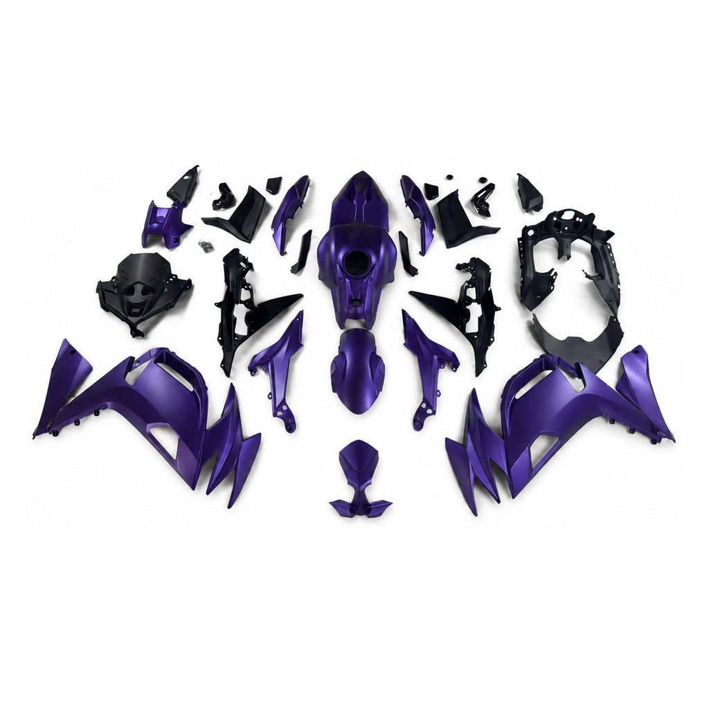 NT Fairing Fit for Kawasaki 2020-2025 EX650R T099- Purple Blue Black | ABS Injection - 1