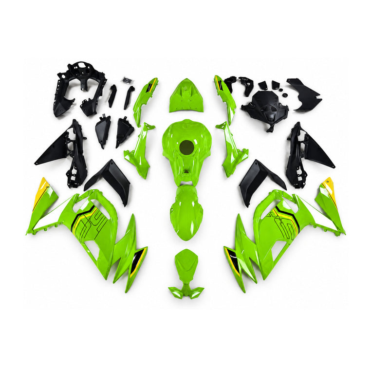 NT Fairing Fit for Kawasaki 2020-2025 EX650R T105- Green Black | ABS Injection
