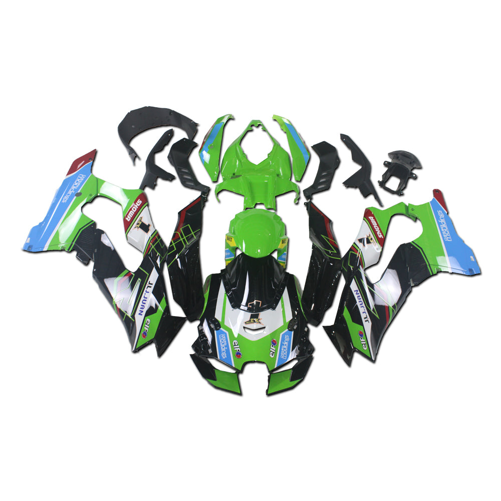 NT Fairing Fit for Kawasaki 2021-2025 ZX-10R N026- Green Black Blue | ABS Injection