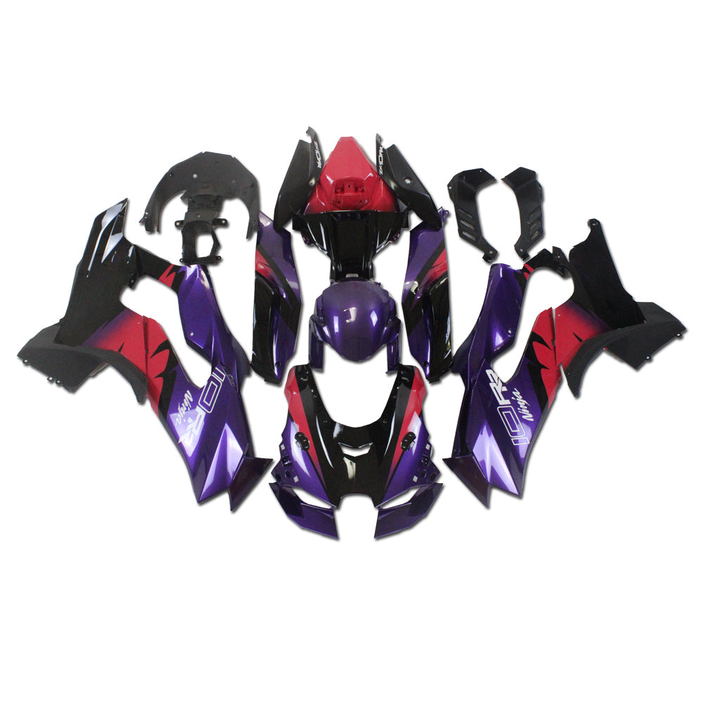 NT Fairing Fit for Kawasaki 2021-2025 ZX-10R N028- Purple Red Black | ABS Injection