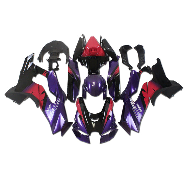 NT Aftermarket ABS Plastic Injection Fairing Kit Fit for ZX10R 2021-2025 Purple Red Black N028