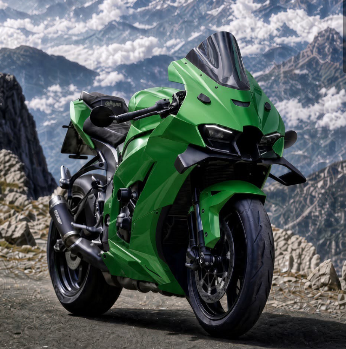 NT Fairing Fit for Kawasaki 2021-2025 ZX-10R T0003- Dark Glossy Green| ABS Injection