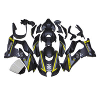 NT Aftermarket ABS Plastic Injection Fairing Kit Fit for ZX10R 2021-2025 Black Yellow U025