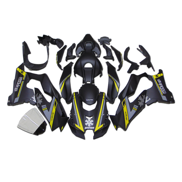 NT Fairing Fit for Kawasaki 2021-2025 ZX-10R U025- Black Yellow | ABS Injection