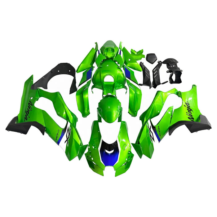 US STOCK NT Aftermarket ABS Plastic Injection Fairing Kit Fit for ZX10R 2021-2025 Green Blue U049 Available in CA