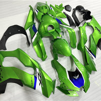 US STOCK NT Aftermarket ABS Plastic Injection Fairing Kit Fit for ZX10R 2021-2025 Green Blue U049 Available in CA