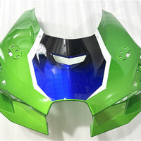 US STOCK NT Aftermarket ABS Plastic Injection Fairing Kit Fit for ZX10R 2021-2025 Green Blue U049 Available in CA