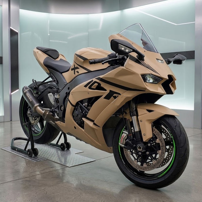 US STOCK NT Injection Mold New Kit Desert tan ABS Fairing Fit for Kawasaki Ninja ZX10R 2021-2025 T053 Available in CA