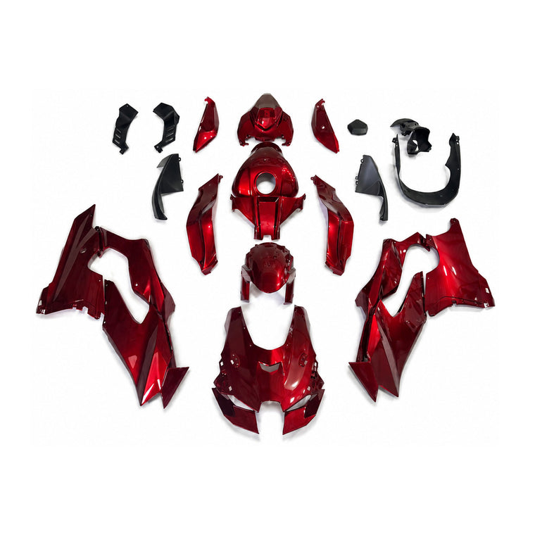 NT Fairing Fit for Kawasaki 2021-2025 ZX-10R T064- Burgundy Black | ABS Injection