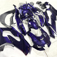 NT Aftermarket ABS Plastic Injection Fairing Kit Fit for ZX10R 2021-2025 Purple Forged Carbon Fiber Look SU04