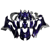 NT Aftermarket ABS Plastic Injection Fairing Kit Fit for ZX10R 2021-2025 Purple Forged Carbon Fiber Look SU04