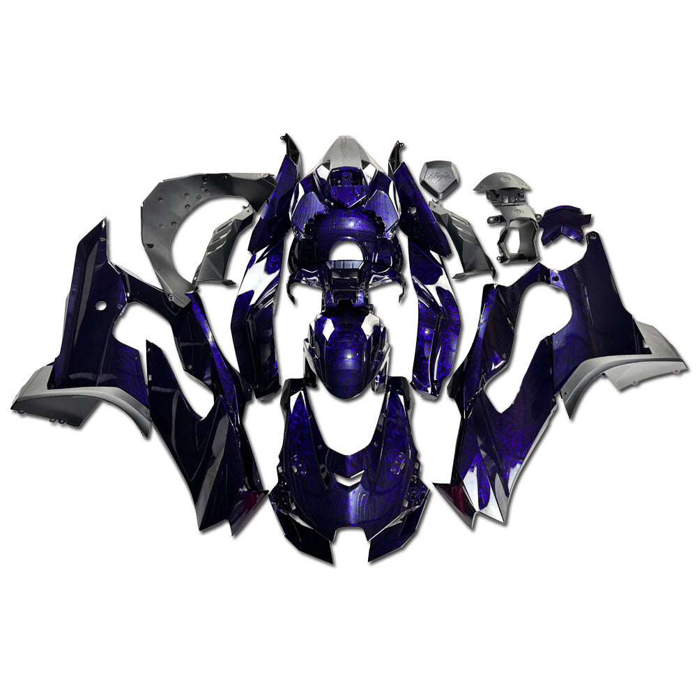 NT Fairing Fit for Kawasaki 2021-2025 ZX-10R SU04- Purple Forged Carbon Fiber Look | ABS Injection