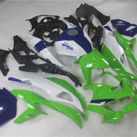 NT Aftermarket Injection ABS Plastic Fairing Fit for 2023-2025 ZX4R With Full Tank Cover Green White Blue T005