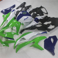 NT Aftermarket Injection ABS Plastic Fairing Fit for 2023-2025 ZX4R With Full Tank Cover Green White Blue T005