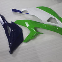 NT Aftermarket Injection ABS Plastic Fairing Fit for 2023-2025 ZX4R With Full Tank Cover Green White Blue T005