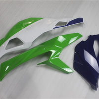 NT Aftermarket Injection ABS Plastic Fairing Fit for 2023-2025 ZX4R With Full Tank Cover Green White Blue T005