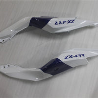 NT Aftermarket Injection ABS Plastic Fairing Fit for 2023-2025 ZX4R With Full Tank Cover Green White Blue T005