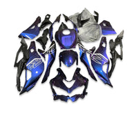NT Aftermarket Injection ABS Plastic Fairing Fit for 2023-2025 ZX4R With Full Tank Cover Blue Black T008