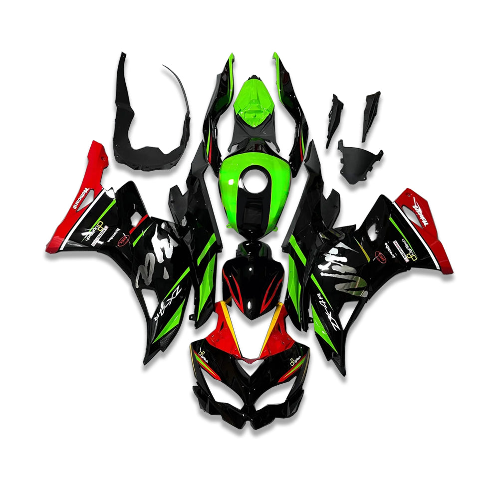 NT Aftermarket Injection ABS Plastic Fairing Fit for 2023-2025 ZX4R With Full Tank Cover Green Red Black T020