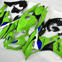 NT Aftermarket Injection ABS Plastic Fairing Fit for 2023-2025 ZX4R With Full Tank Cover Green T033
