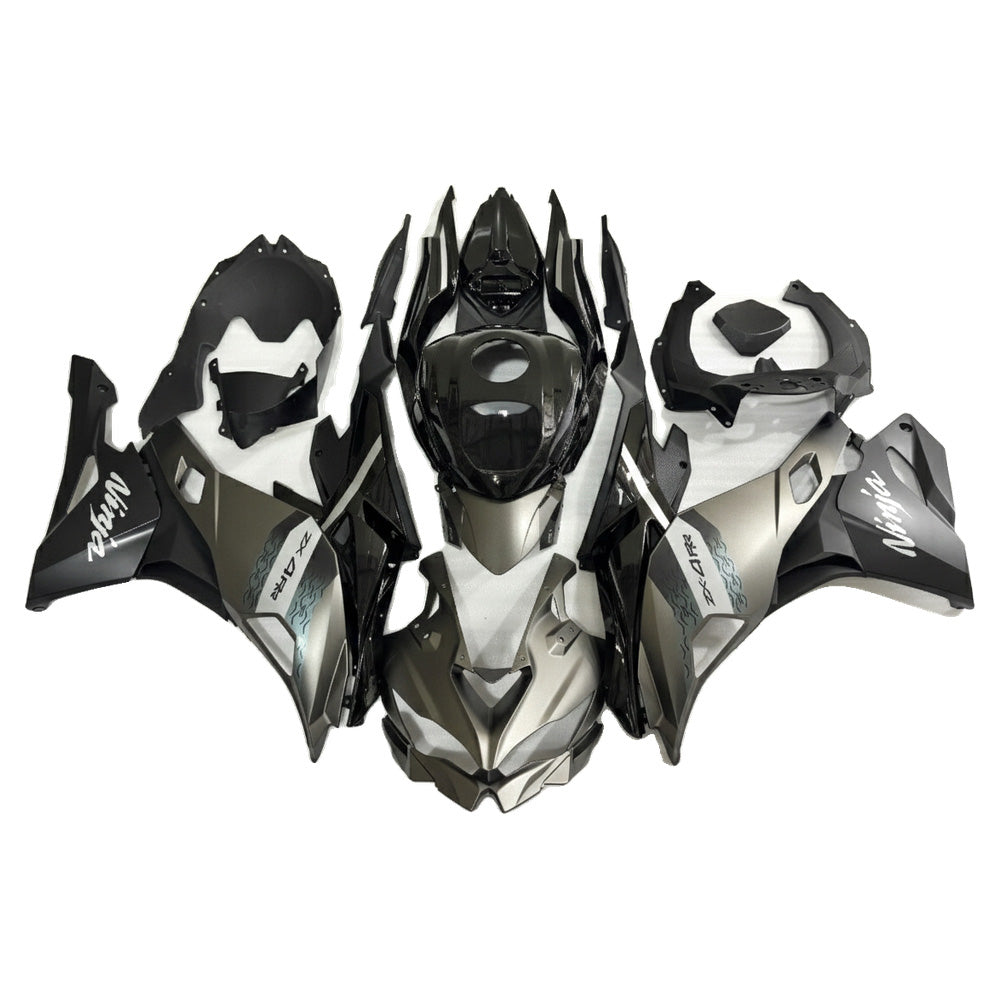 NT Aftermarket Injection ABS Plastic Fairing Fit for 2023-2025 ZX4R With Full Tank Cover Gray Black T034