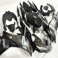 NT Aftermarket Injection ABS Plastic Fairing Fit for 2023-2025 ZX4R With Full Tank Cover Gray Black T034