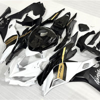 NT Aftermarket Injection ABS Plastic Fairing Fit for 2023-2025 ZX4R With Full Tank Cover White Black T035