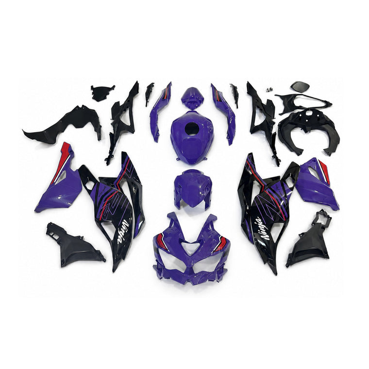 NT Fairing Fit for Kawasaki 2023-2025 ZX-4R T042- Purple Blue Black | ABS Injection