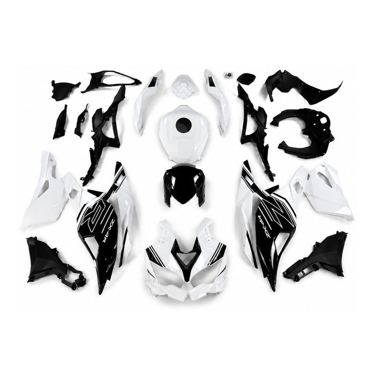 NT Fairing Fit for Kawasaki 2023-2025 ZX-4R T043- White Black | ABS Injection