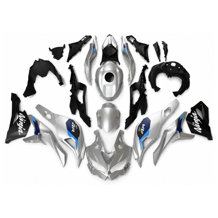 NT Fairing Fit for Kawasaki 2023-2025 ZX-4R T044- Blue Black | ABS Injection