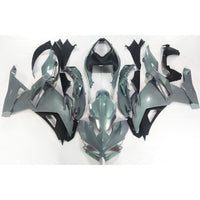 NT Aftermarket Injection ABS Plastic Fairing Fit for  Ninja EX500 2024 Chameleon Gray Dazz Green N035