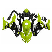 NT Aftermarket Injection ABS Plastic Fairing Fit for Ninja EX500 2024 Green Black U080