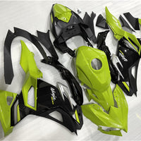 NT Aftermarket Injection ABS Plastic Fairing Fit for Ninja EX500 2024 Green Black U080