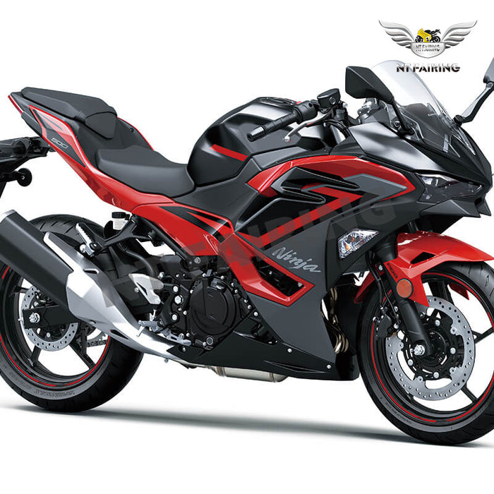 US STOCK NT Aftermarket Injection ABS Plastic Fairing Fit for Ninja EX500 2024 Red Black N003 Available in CA