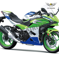 NT Aftermarket Injection ABS Plastic Fairing Fit for  Ninja EX500 2024 Green White Blue 40th Edition N005