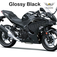 NT Aftermarket Injection ABS Plastic Fairing Fit for  Ninja EX500 2024 Glossy Black N007
