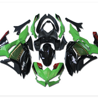 NT Aftermarket Injection ABS Plastic Fairing Fit for  Ninja EX500 2024 Green Black N008
