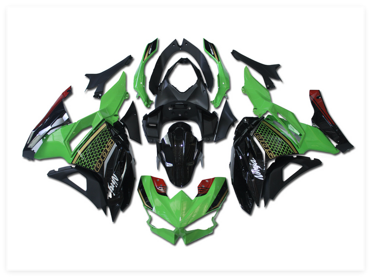 NT Fairing Fit for N008- Ex Green Black | ABS Injection