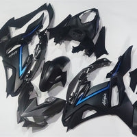 NT Aftermarket Injection ABS Plastic Fairing Fit for  Ninja EX500 2024 Black Blue N024