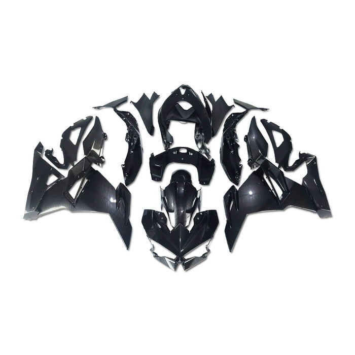 NT Aftermarket Injection ABS Plastic Fairing Fit for  Ninja EX500 2024 Carbon Fiber Look S01