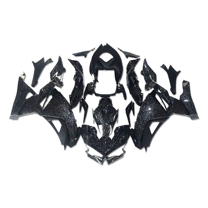 NT Aftermarket Injection ABS Plastic Fairing Fit for  Ninja EX500 2024 Forged Carbon Fiber Look S02